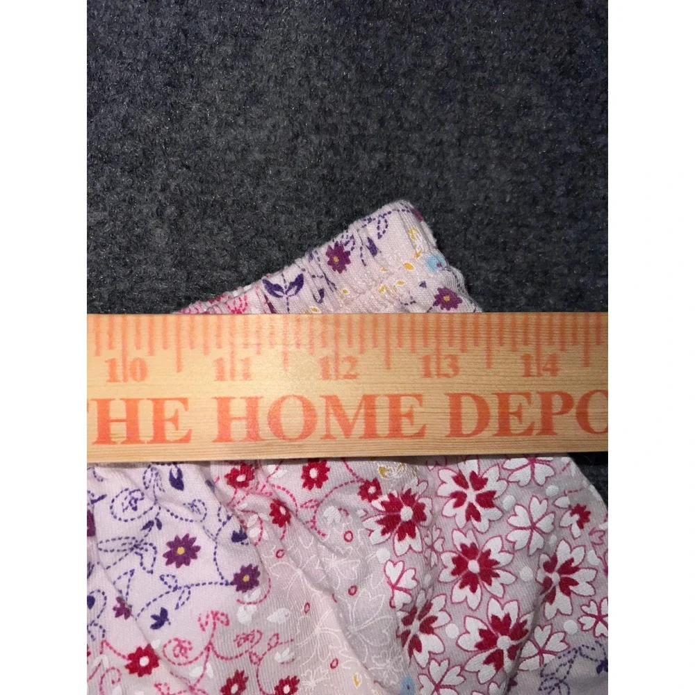 Faded Glory Womens Large Pink Floral Patchwork Pajama Shorts Sleepwear